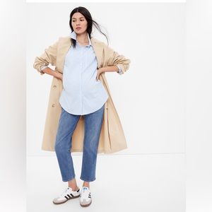 Gap maternity inset panel cheeky straight jeans - size 31 short